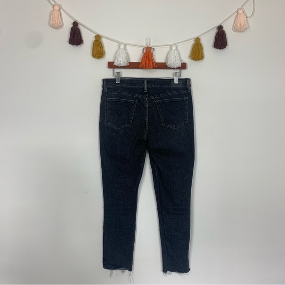 Levi’s 711 Skinny Cropped Washed Black Jeans Size 30 - Picture 12 of 12